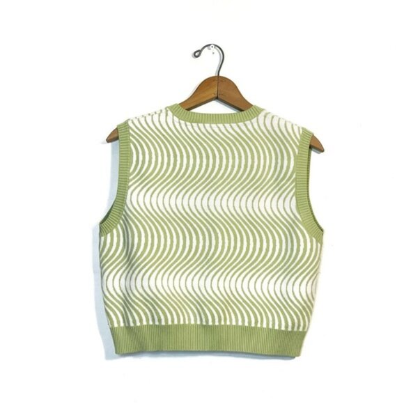 Twik Wavy Green Vest - Picture 2 of 4